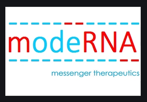 My variation on the Moderna company logo, in order to tease out the components of the pun